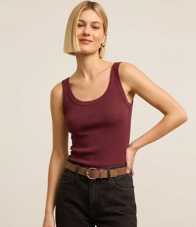 Blusa Musculosa en Rib 2
