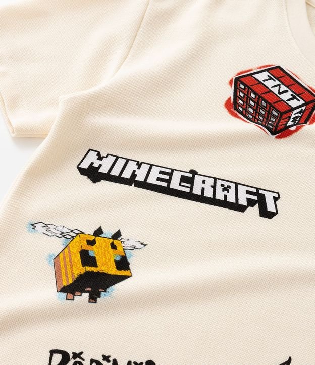 Remera Infantil en Piquet con Estampa de Minecraft – Talle 5 a 14 años 7