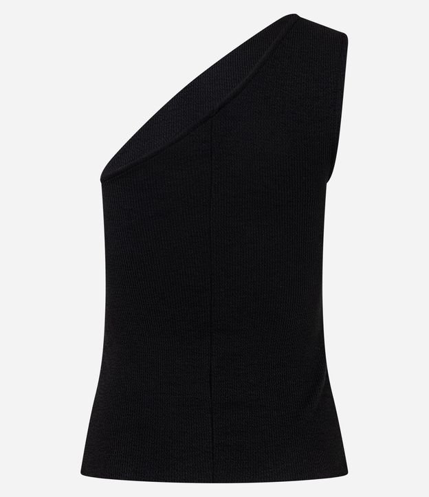 Blusa en Hombro Único con Textura 7
