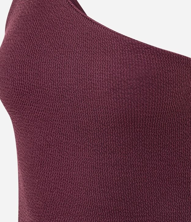 Blusa en Hombro Único con Textura 5