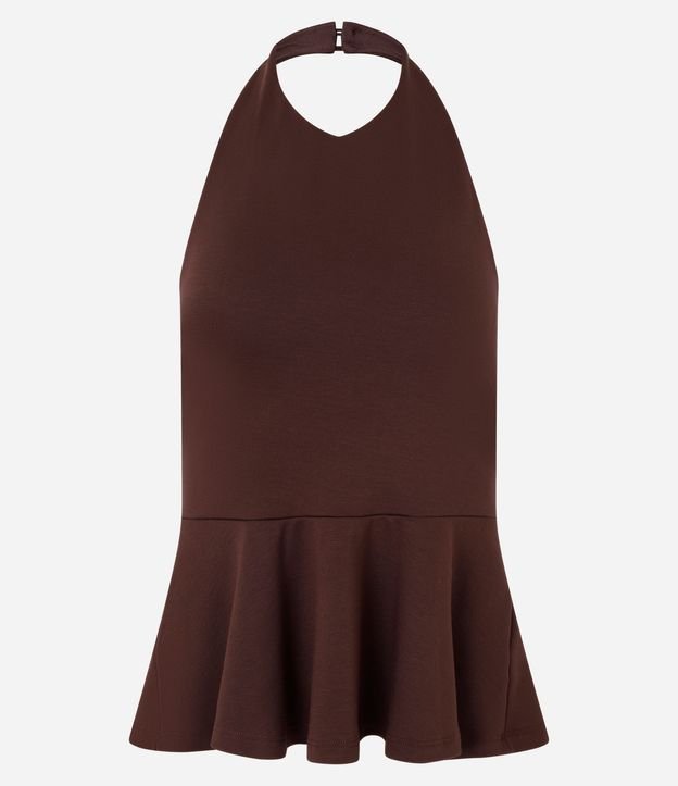 Blusa Frente Única con Peplum 6