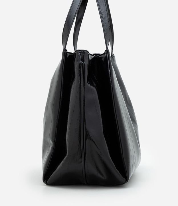 Bolsillo Shopper Grande en PU Texturizado 3