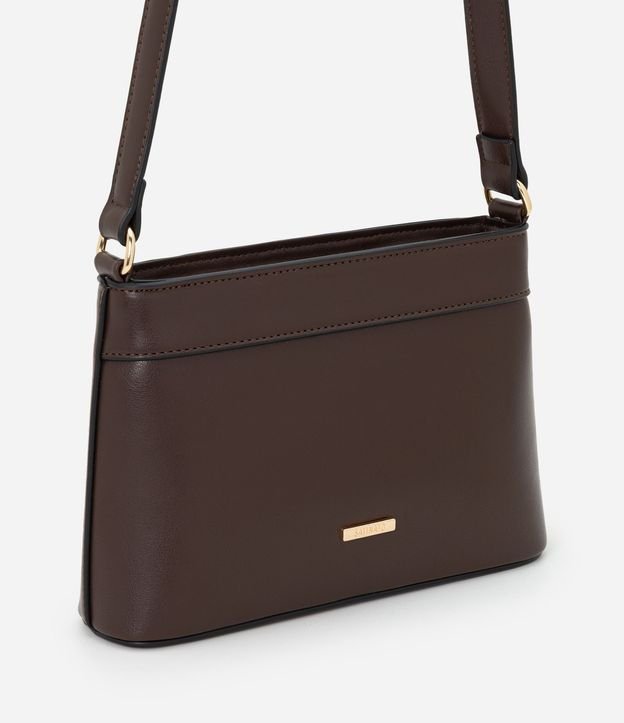 Bolsa Transversal Pequeña en PU con Asa Larga Ajustable 2