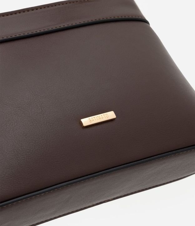 Bolsa Transversal Pequeña en PU con Asa Larga Ajustable 5