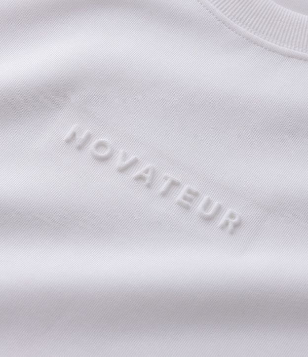 Remera Boxy en Poliéster con Lettering Novateur 8
