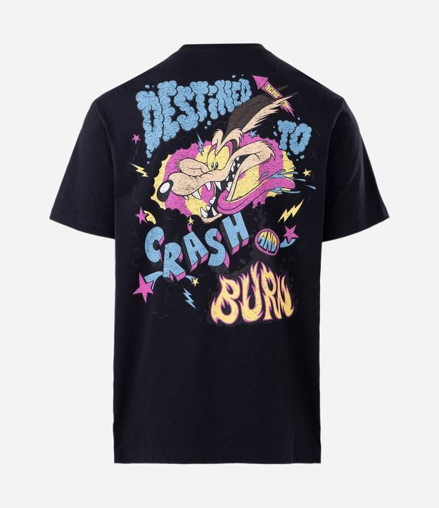 Remera Comfort em Algodón con Estampa Coiote Crash And Burn 7