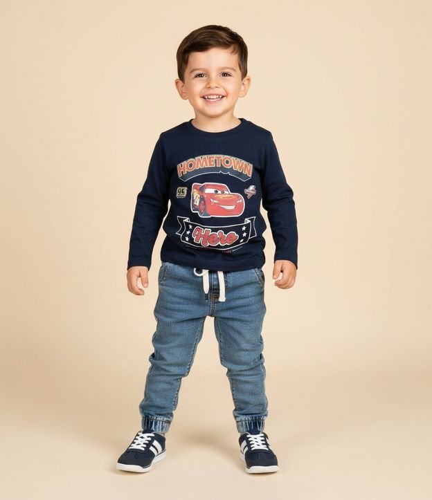 Remera Infantil con Estampa de Cars Rayo McQueen – Talle 2 a 6 años
