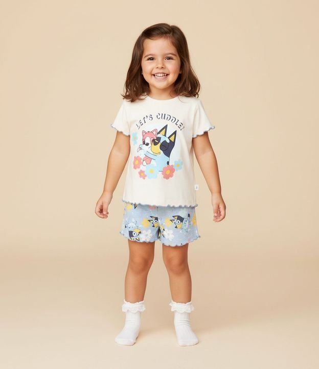 Conjunto Pijama Infantil con Estampado Canes - Talle 3 a 8 años