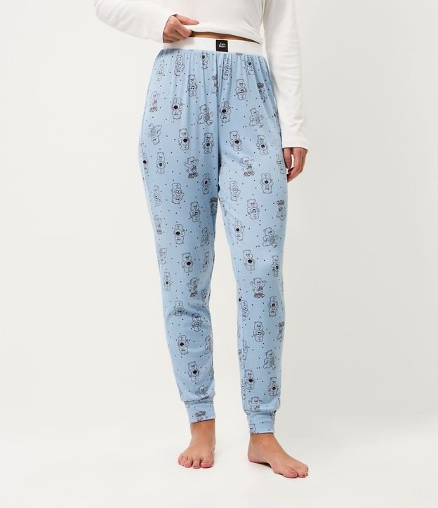 Pantalón de Pijama en Rib con Estampa de Los Cariñositos 2