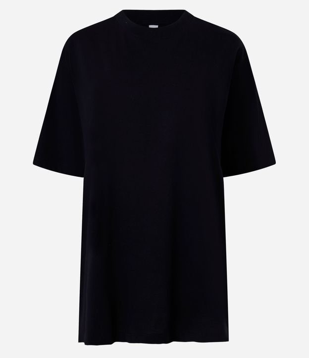 Remera Oversized en Algodón con Manga Corta 6