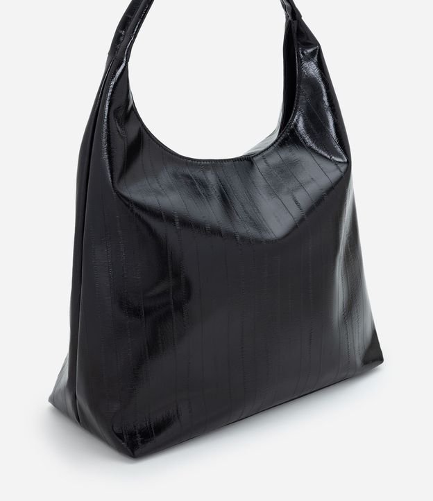 Cartera Hobo Grande en PU Texturizado 2