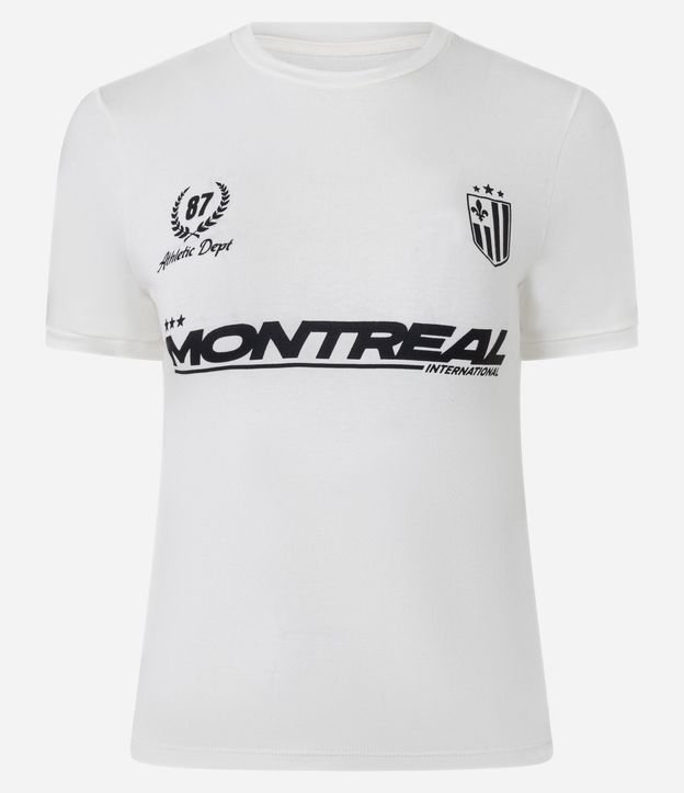 Remera New T-shirt en Algodón con Estampa Montreal