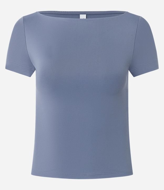 Blusa Manga Corta con Escote Canoa 8