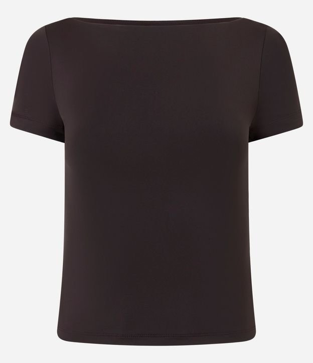 Blusa Manga Corta con Escote Canoa 5