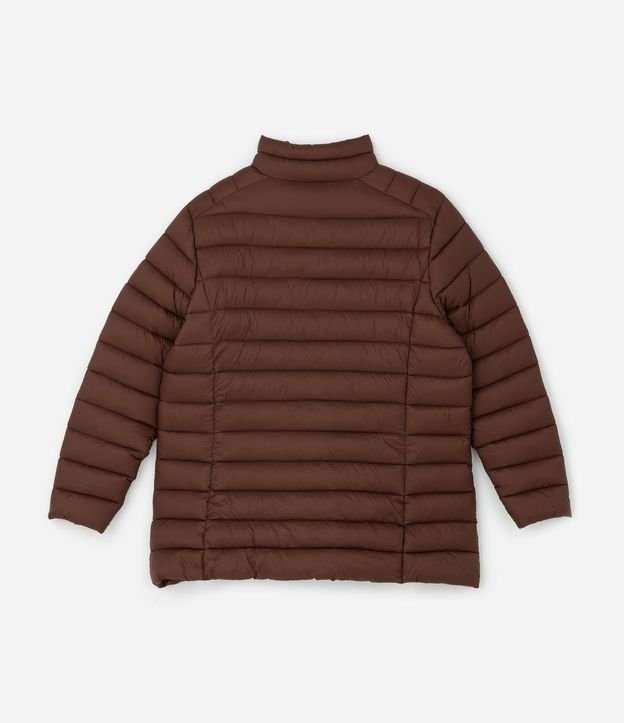 Campera Puffer Ultralight Alargada en Poliamida Curve & Plus Size 6