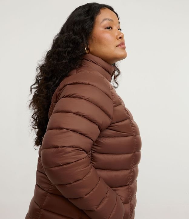 Campera Puffer Ultralight Alargada en Poliamida Curve & Plus Size 2
