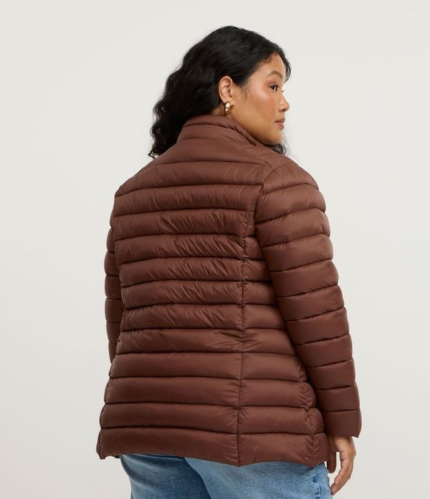 Campera Puffer Ultralight Alargada en Poliamida Curve & Plus Size 4
