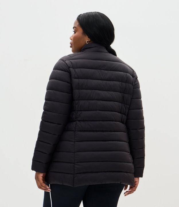 Campera Puffer Ultralight Alargada en Poliamida Curve & Plus Size 4