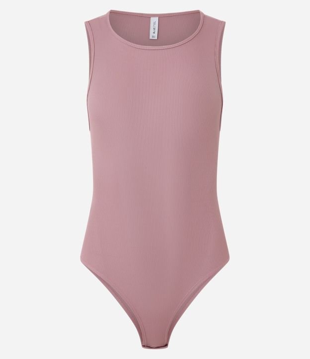 Body Básico en Rib con Cuello Halter 6