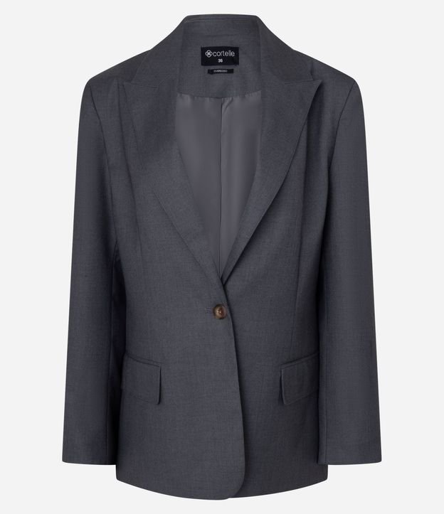 Blazer Sastre con Cuello Solapa y Forro Interno 5