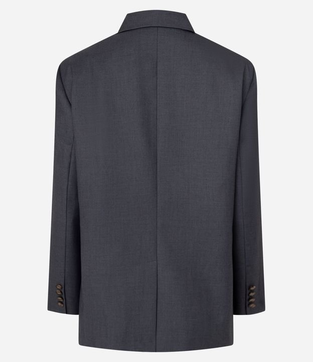 Blazer Sastre con Cuello Solapa y Forro Interno 6