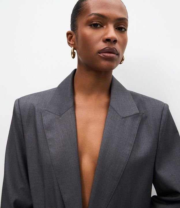 Blazer Sastre con Cuello Solapa y Forro Interno 3