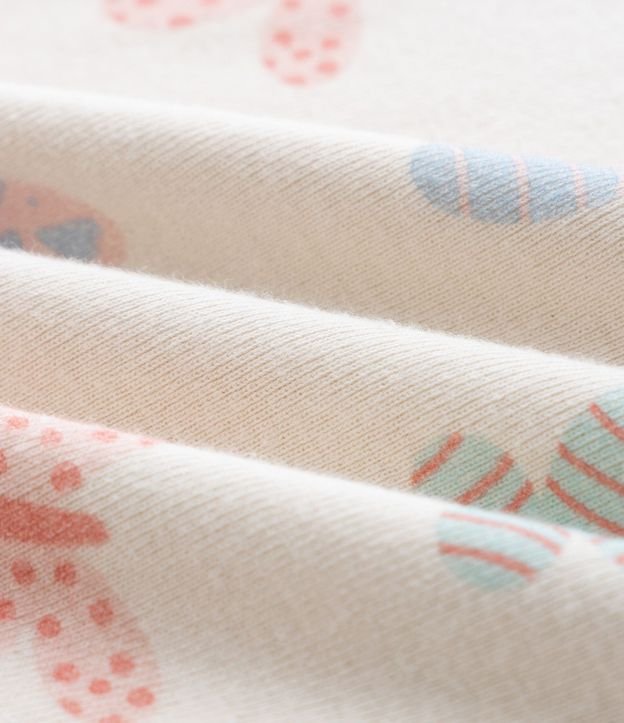 Pijama Infantil en Rib con Estampa de Mariposas – Talle 1 a 6 años 7