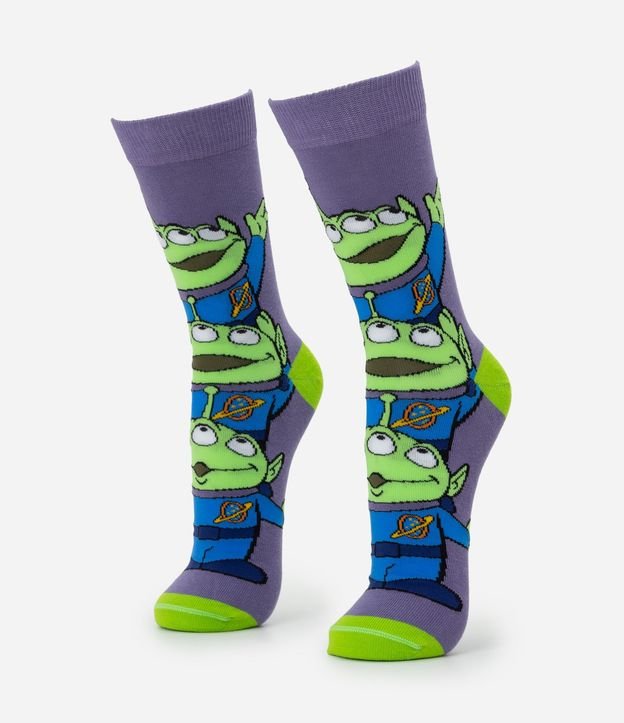Media Caña Larga con Estampa Aliens Toy Story 1
