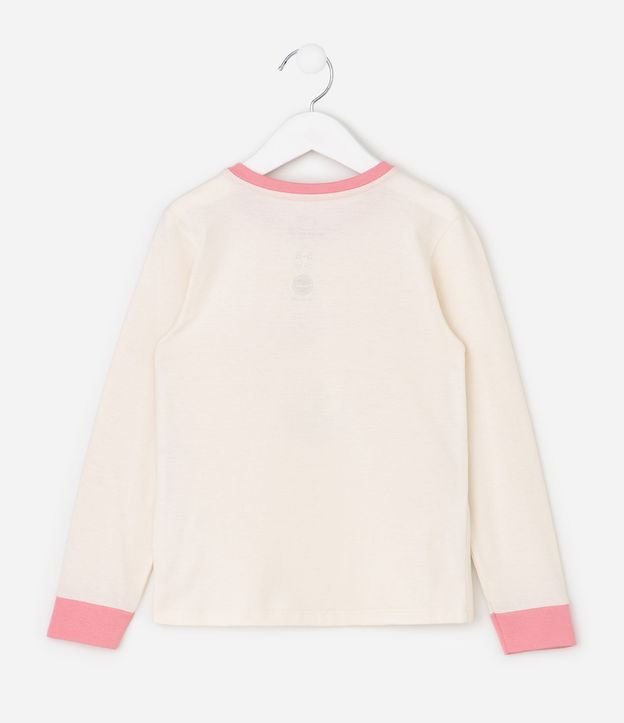 Pijama Larga Infantil Hello Kitty con Estampa - Talle 5 a 14 años 4