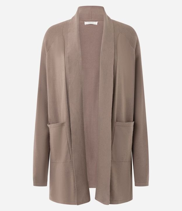 Cardigan Alargado en Punto 5