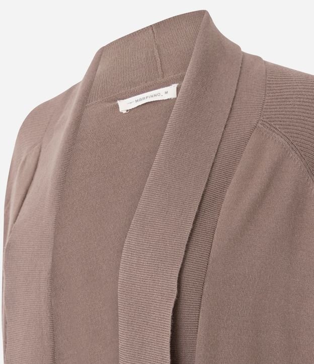 Cardigan Alargado en Punto 6