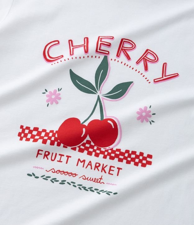 Pijama Infantil con Estampa de Cereza y Corazones – Talle 5 a 14 años 12