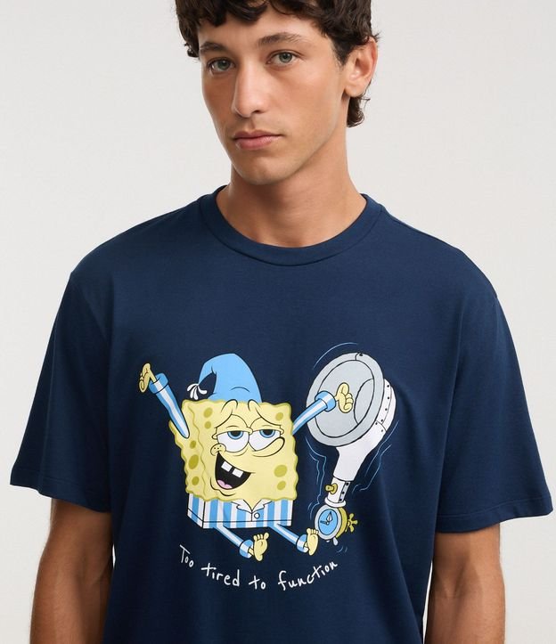 Pijama Corto en Algodón con Estampado Bob Esponja 2