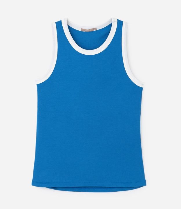 Blusa con Biés Contrastantes Curve & Plus Size