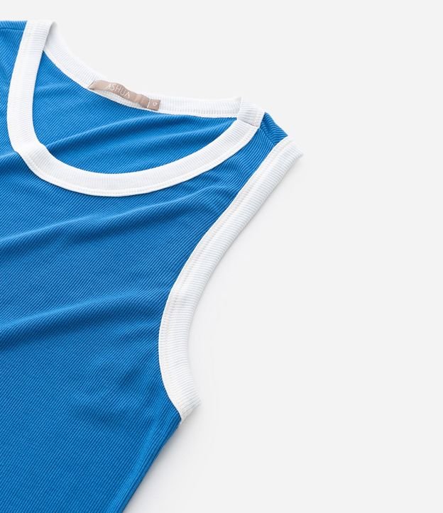 Blusa con Biés Contrastantes Curve & Plus Size 7