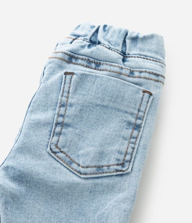 Pantalón Infantil en Jeans Flare con Moña en el Ruedo  – Talle 3 a 18 Meses 5