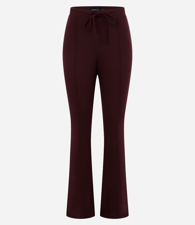 Pantalón Flare Sastrería en Viscosa con Lazo 5