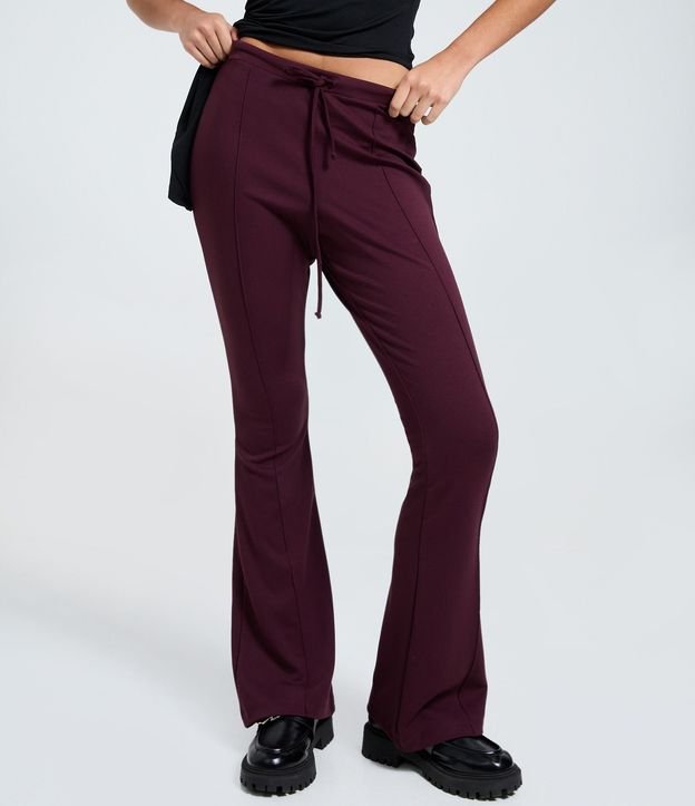 Pantalón Flare Sastrería en Viscosa con Lazo 4
