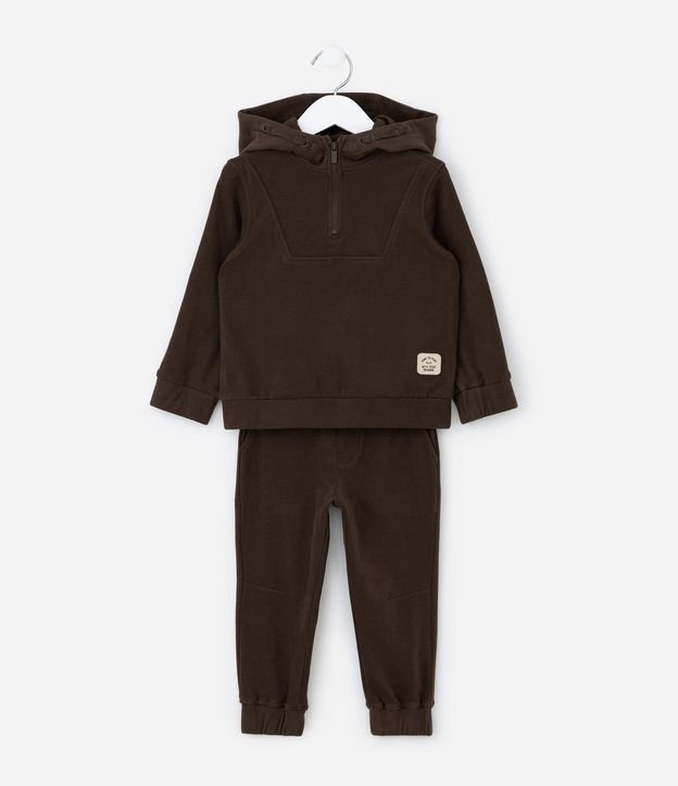 Conjunto Infantil Campera y Pantalón  en Fleece – Talle 1 a 5/6 años 2