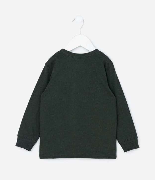 Remera Infantil College con Estampado y Detalles en Chenille – Talle 1 a 5/6 años 3