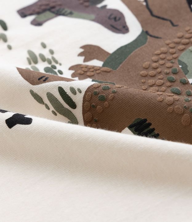Remera Infantil Manga Larga con Estampa de Dinosaurios – Talle 1 a 6 años 4