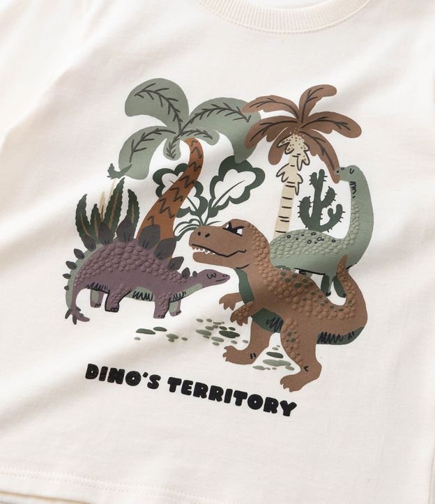Remera Infantil Manga Larga con Estampa de Dinosaurios – Talle 1 a 6 años 6