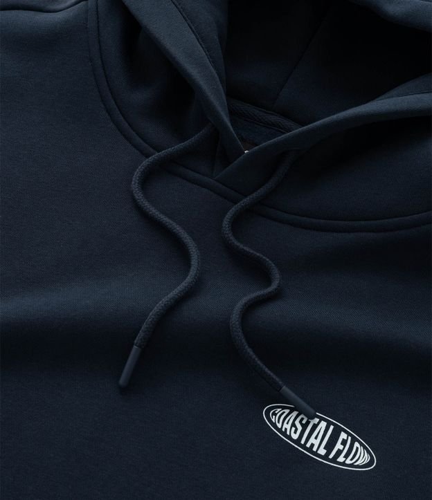 Saco Cerrado en Algodón con Felpa con Estampado Lettering y Capucha 12