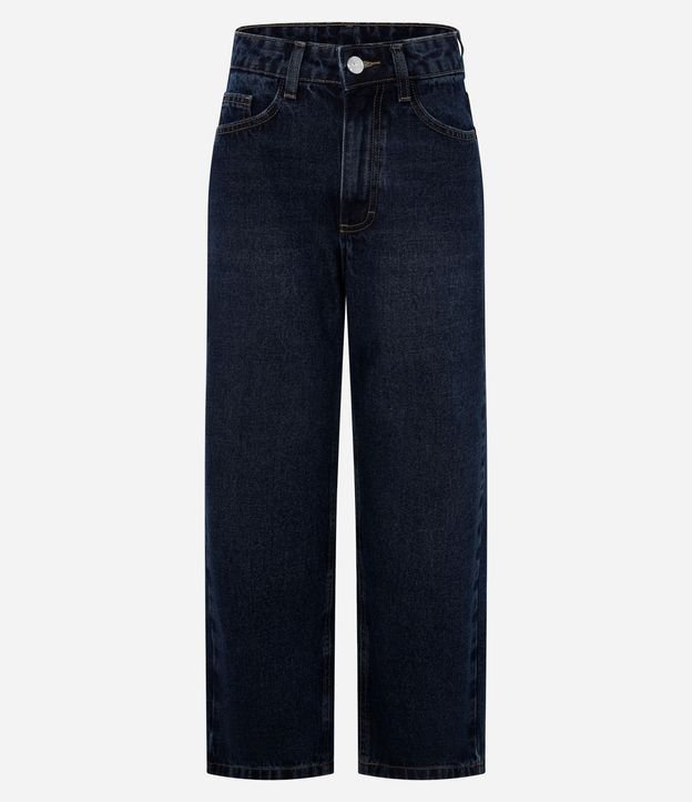 Pantalón Cropped Reta Jeans con Lavado Clássica 6