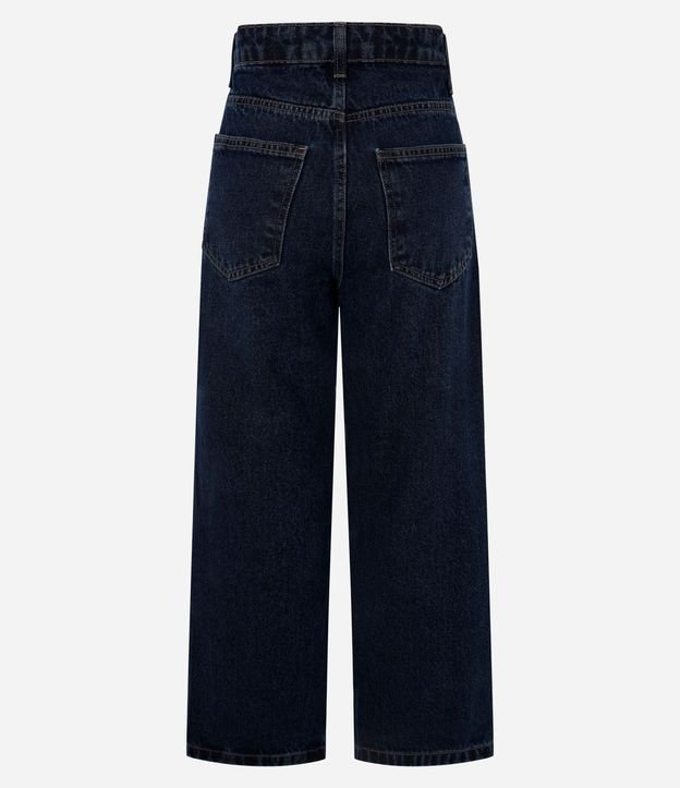 Pantalón Cropped Reta Jeans con Lavado Clássica 7