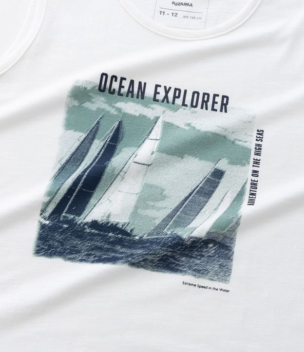 Musculosa Infantil con Estampado Barco Ocean Explorer – Talle 5 a 14 años 6