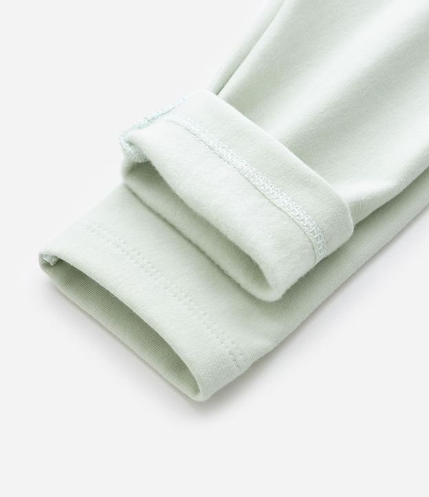 Pantalón Infantil Legging en Algodón con Moña – Talle 0 a 18 Meses 5