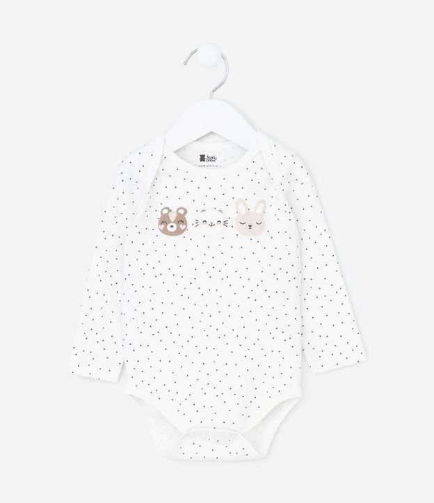Body Infantil con Estampado Animal de Três Amigos – Talle RN a 18 Meses 2