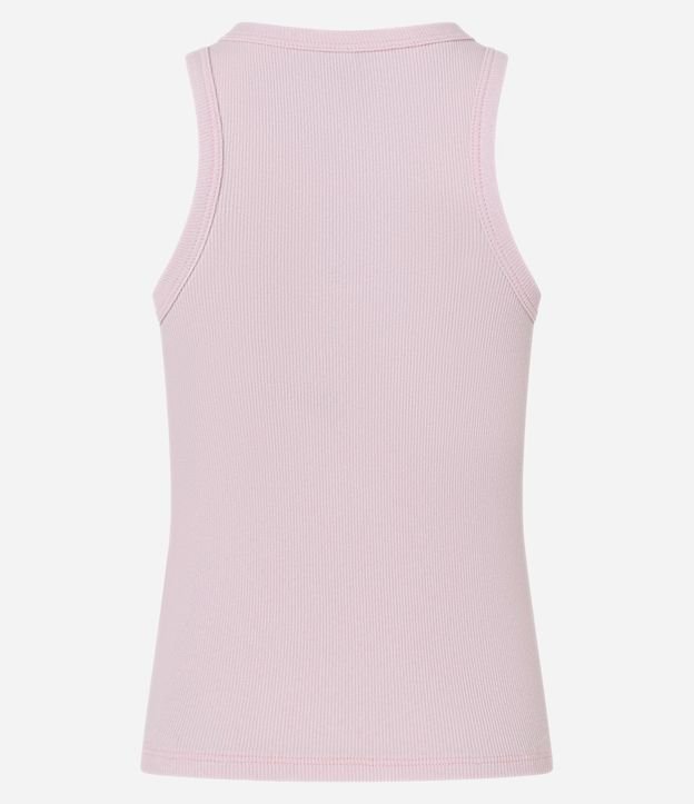 Blusa Musculosa Básica en Rib con Ligera Textura 7