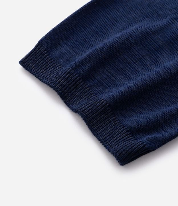Polo con Bolsillo y Rayas en el Cuello y Bajo 5